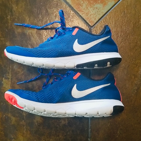 Nike Flex Experience 8.5.  Blue & Orange.  RN5 Running Shoe. Women. - Picture 6 of 10